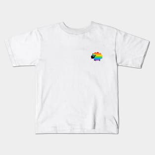 Sheep Rainbow Pride Shirt, Cute LGBTQ Shirt, Gay Shirt, Lesbian Shirt, Gift for Gay Lesbian, Queer Pride Month Kids T-Shirt